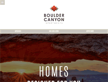 Tablet Screenshot of liveatbouldercanyon.com